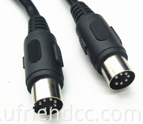 Customized MIDI DIN Kabel mit 6pin 7pin 8Pin Männlich bis männlich oder weiblich zu männlich sprechen Audiokabel sprechen